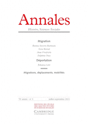 Annales histoire sciences sociales, 2021, no 03